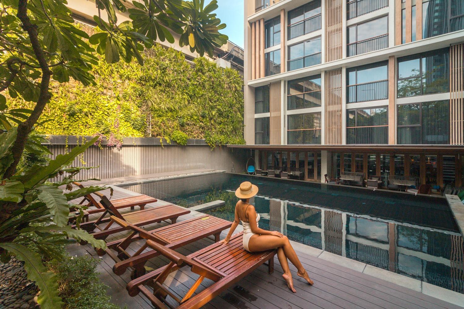 Arcadia Suites Bangkok Luaran gambar